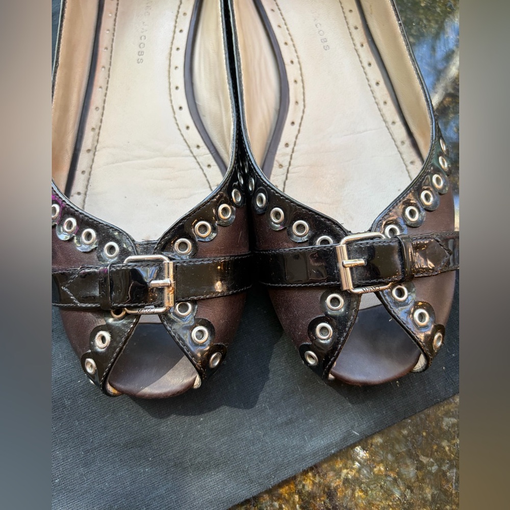 Marc by Marc Jacobs Patent Leather Grommet Flats - Picture 7 of 7